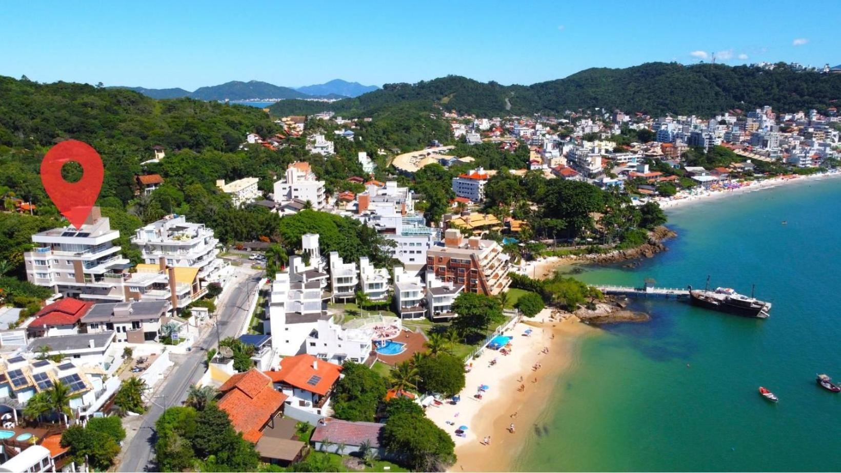 1083 - Apartamento Com Vista Para O Mar Em Bombinhas Extérieur photo